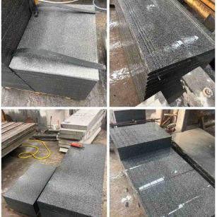 达州 芝麻黑地铺石材