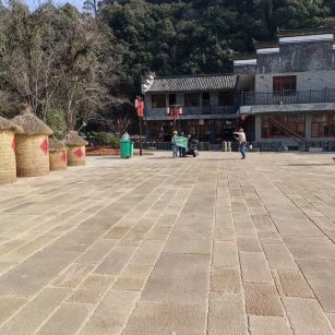 达州仿古石铺装效果