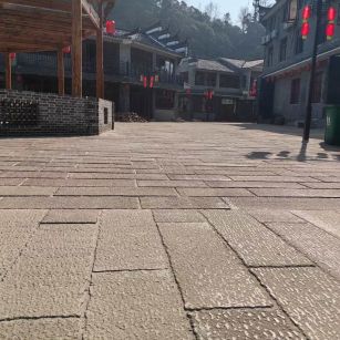 达州仿古石铺装效果