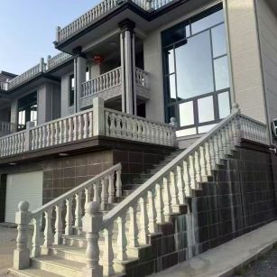 达州 芝麻白别墅阳台栏杆，楼梯栏杆