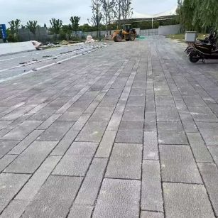 达州仿古石铺装效果