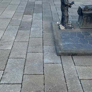 达州仿古石铺装效果