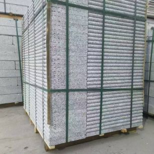 达州 芙蓉白3公分厚磨圆边、拉槽，楼梯踏步