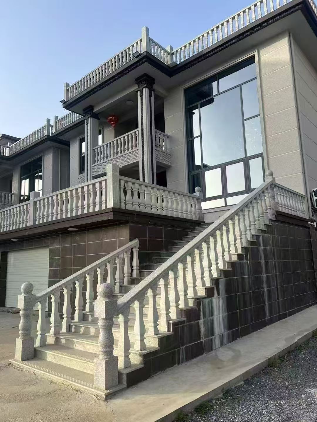 达州 芝麻白别墅阳台栏杆，楼梯栏杆