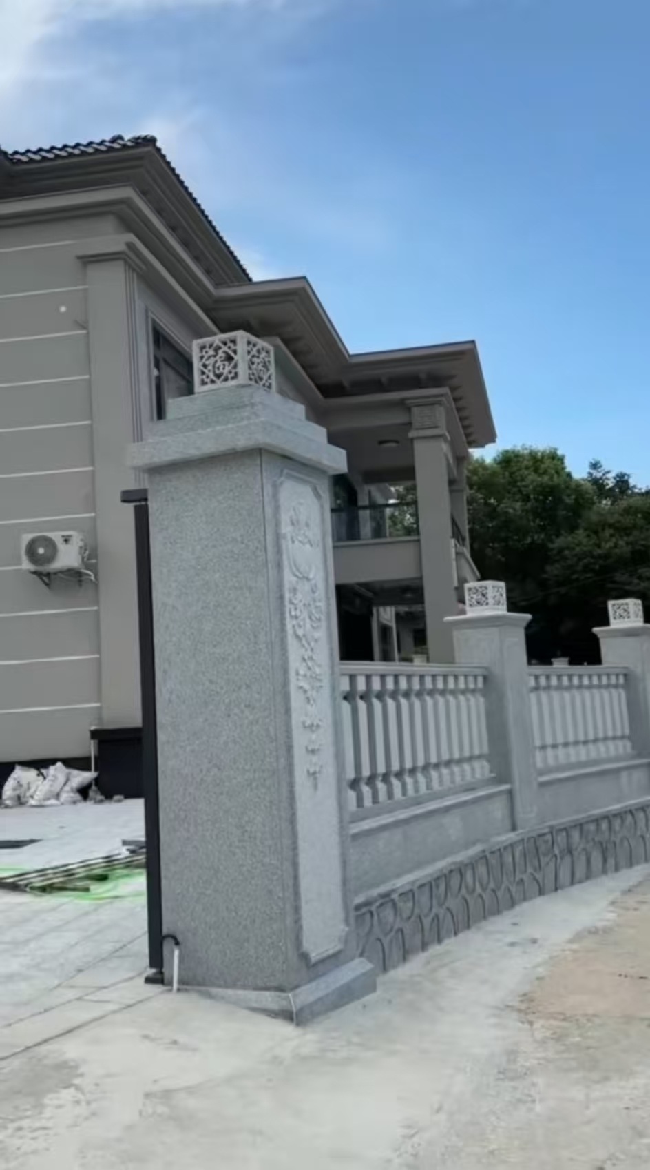 达州 芝麻白别墅围墙栏杆，私人订制