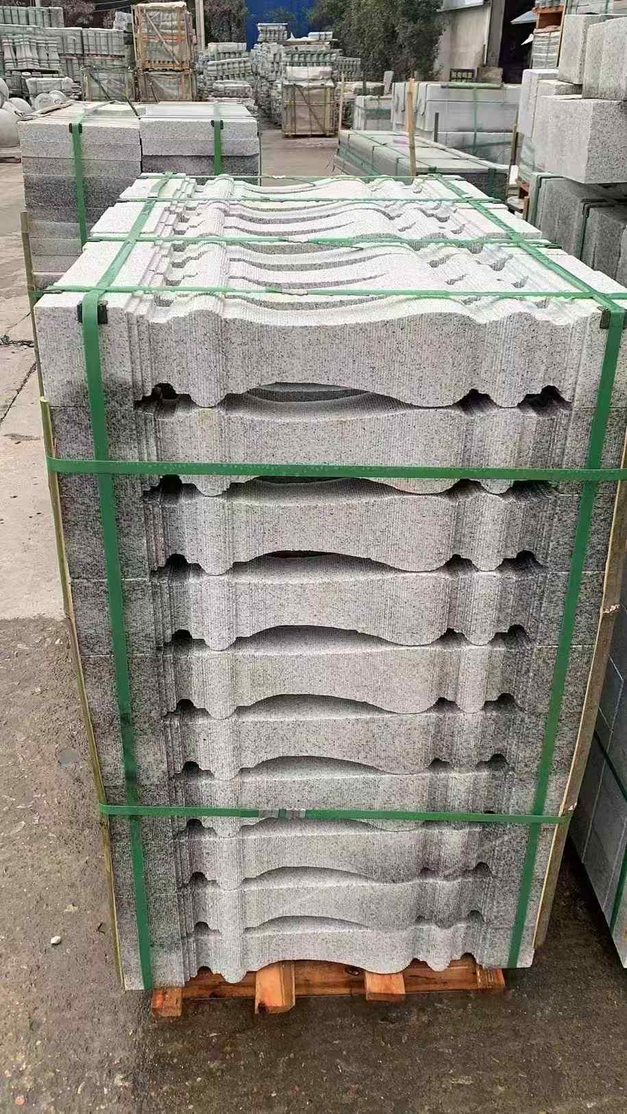 达州 芝麻白方形拉丝面，栏杆花瓶柱