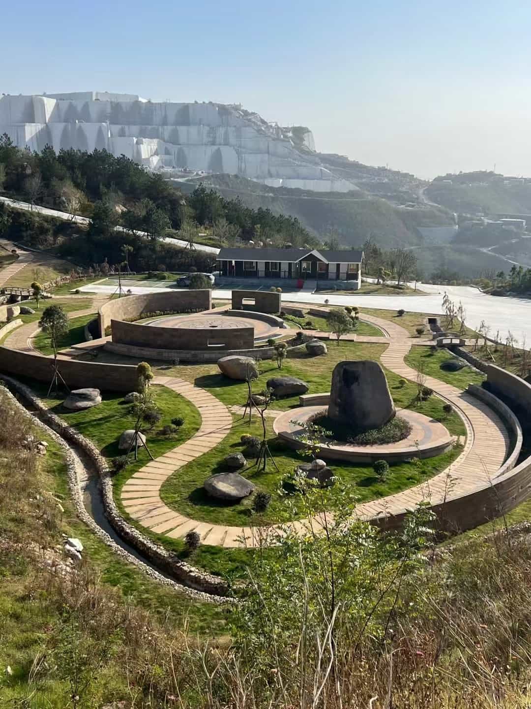 达州仿古石铺装整体效果