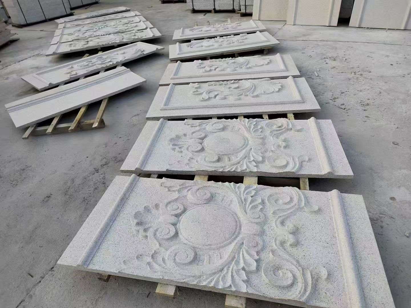 达州 芝麻白干挂雕花板