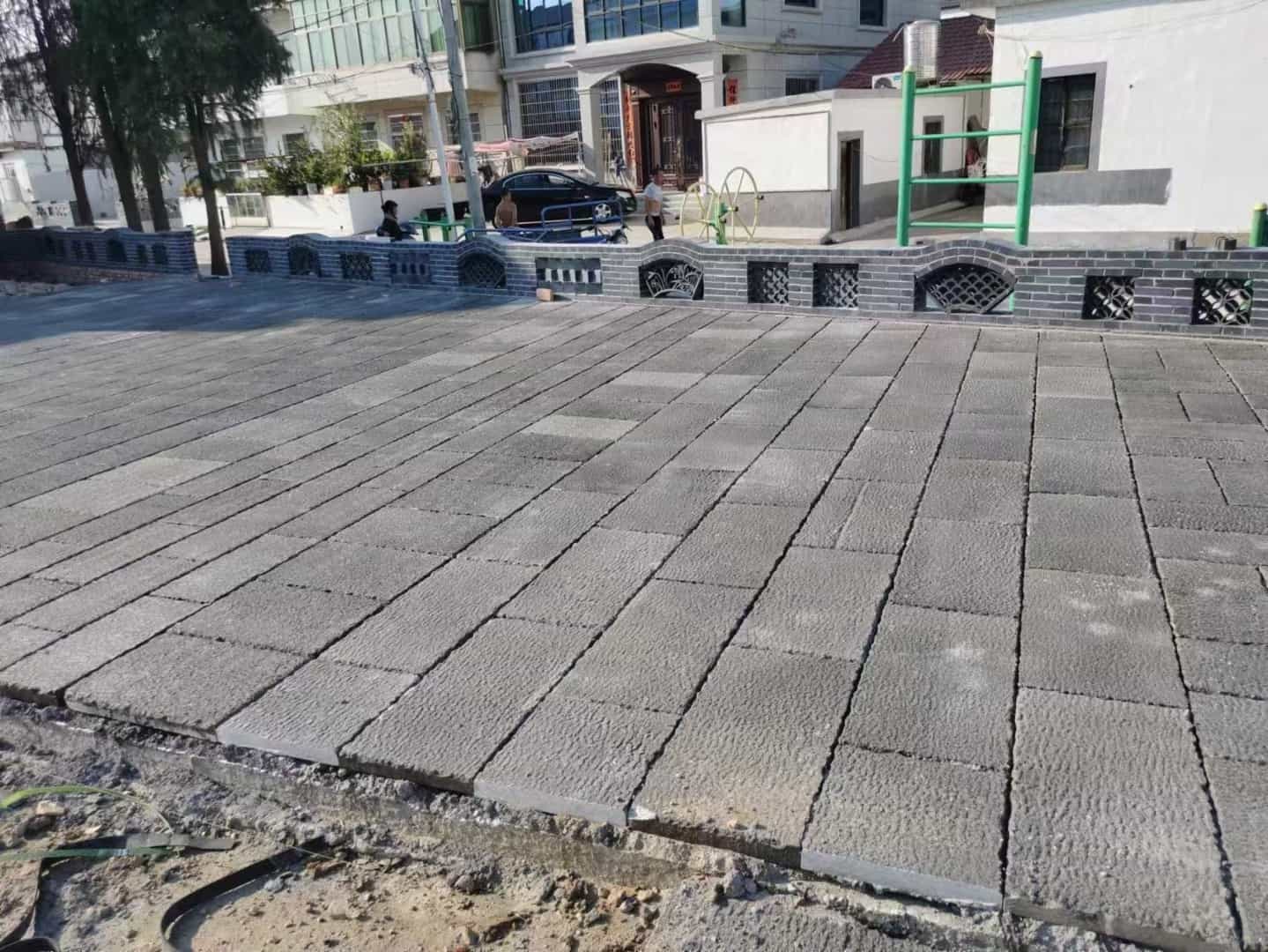 达州仿古石铺装效果