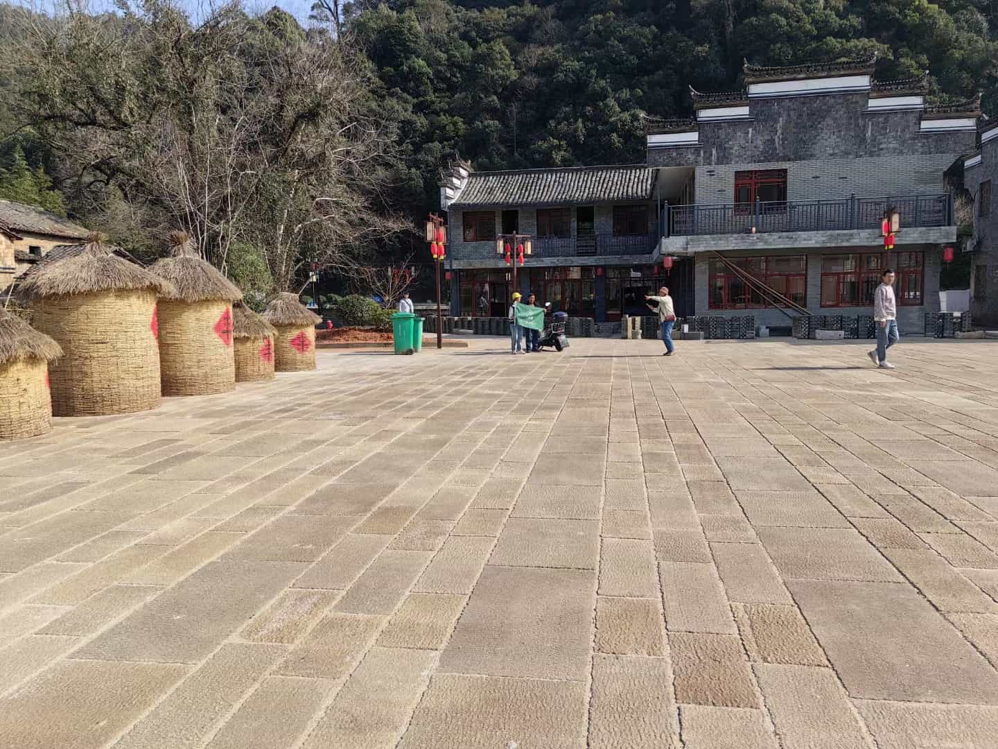 达州仿古石铺装效果