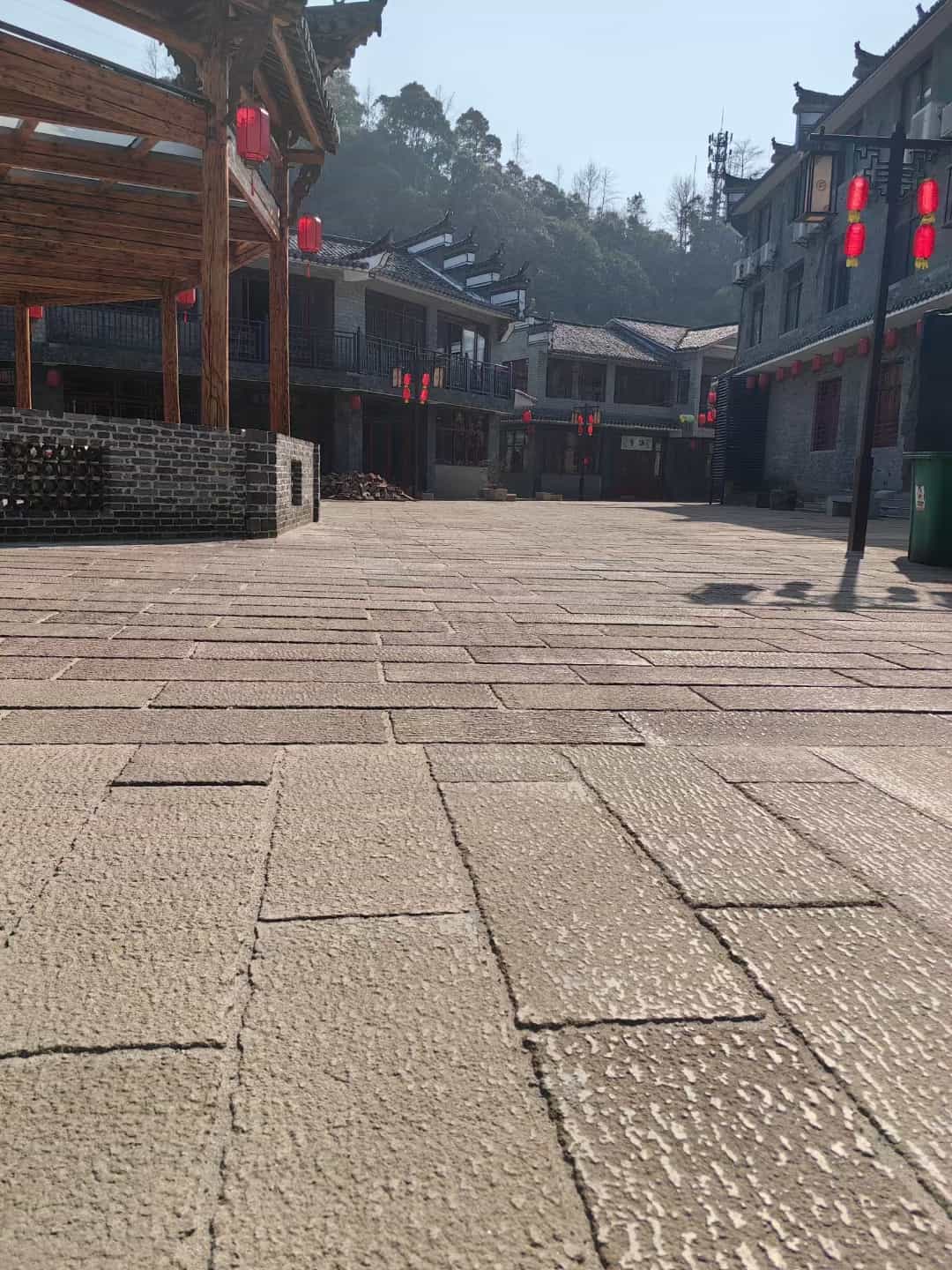 达州仿古石铺装效果