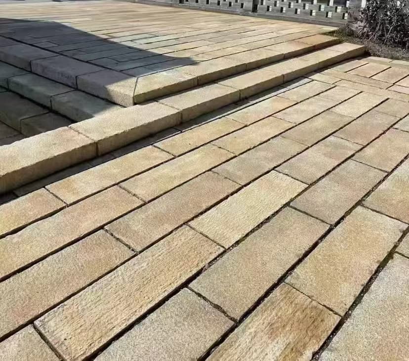 达州仿古石铺装效果
